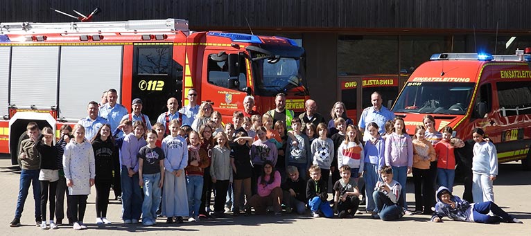 Brandschutztag an der Grundschule Steinbeck