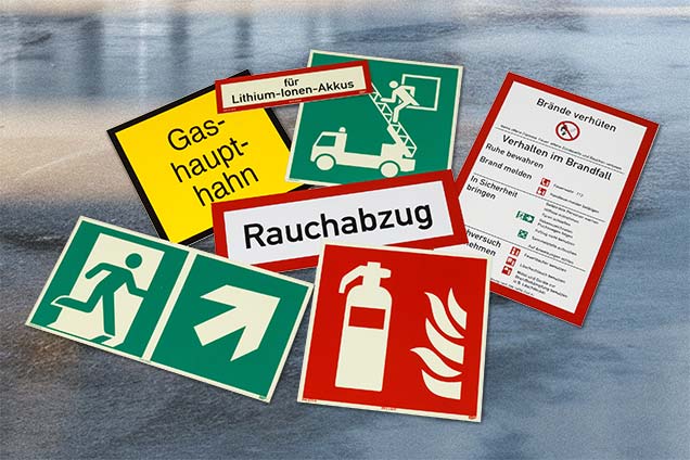 Produktbild Notfall-Beschilderung